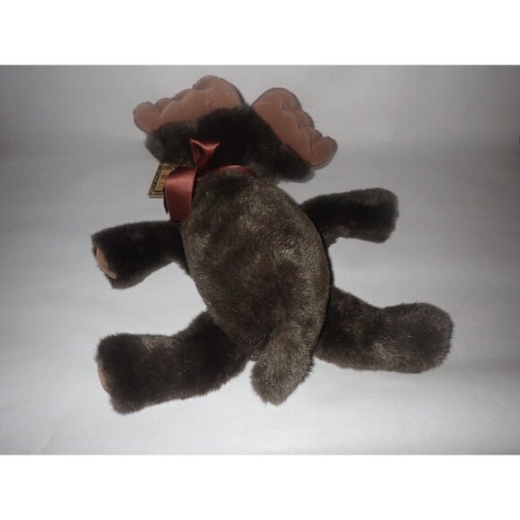 Fancy Zoo Plush Moose Stuffed Floppy Animal 15" New Soft - Picture 3 of 5